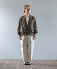 ATPOVA｜【 2025winter33 】 L/C リブカーディガン（製品染）