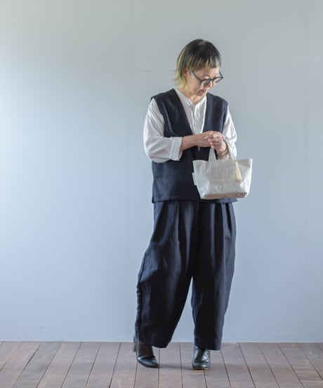 ARTE POVERA｜【 ARTEA - 26SP32 】 フランスUSEDシーツ 「ARTE」 BAG (S)