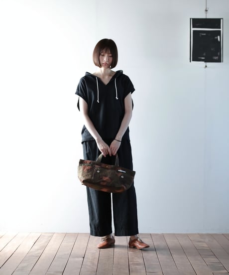 ARTE POVERA｜【 2025summer57 】ギルダン染め RE-フードフレンチT