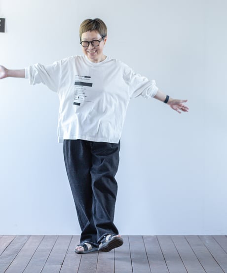 ★ARTE POVERA｜【 2025spring23 】ギルダン RE-｢lavare le mani｣ロンT