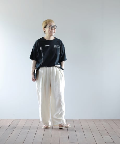 ★ARTE POVERA｜【 2025summer16 】ギルダン RE-｢ lavare le mani ｣プリントT