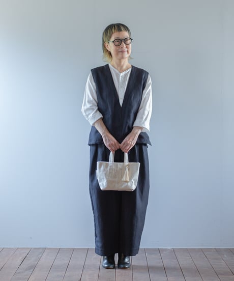 ARTE POVERA｜【 ARTEA - 26SP32 】 フランスUSEDシーツ 「ARTE」 BAG (S)