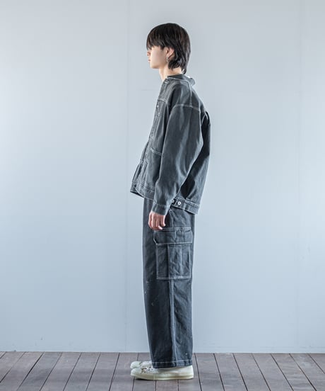 ATPOVA｜【 26WI13 】 ブラックライトデニム G-JACKET(ダメージ加工)