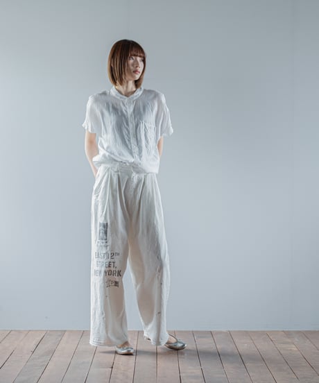 ARTE POVERA｜【 26SU58 】 12OZデニム 2タックワイドダメージ加工