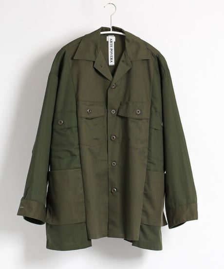 ARTE POVERA｜【 artea-reclothing208 】U.Sファティングシャツ RE-ワイドシャツ