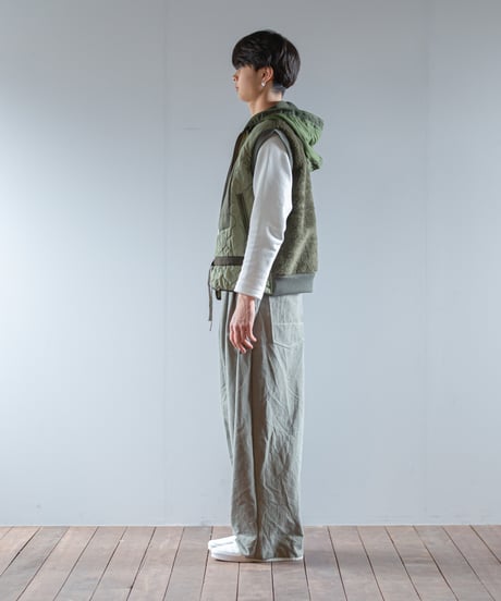 ARTE POVERA｜【 2025winter69 】 チェコキルトパンツ RE-アーミーMIXフードベスト