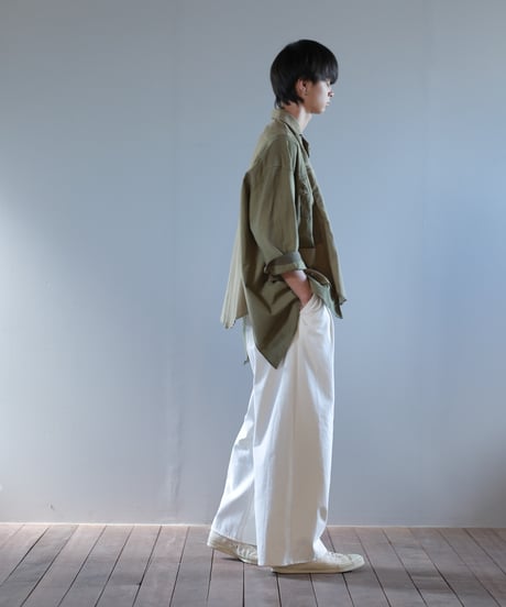ARTE POVERA｜【 artea-reclothing602 】ユーロアーミー RE-ワイドシャツ