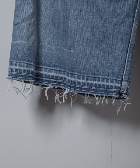 ATPOVA｜【 26SU60 】 12OZデニム 2タックワイドダメージ加工