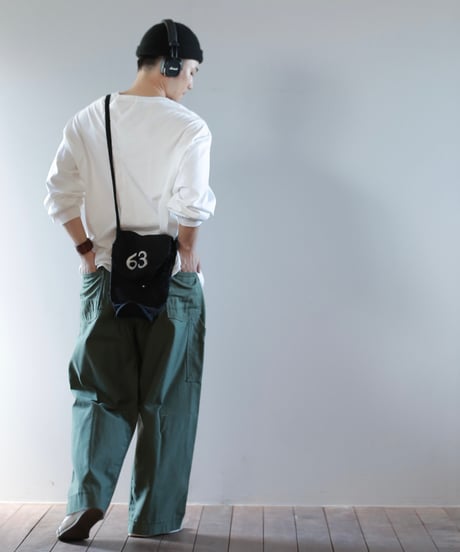 ARTE POVERA｜【 artea-reclothing204 】USランドリーBAG RE-タック＆ダーツワイドパンツ