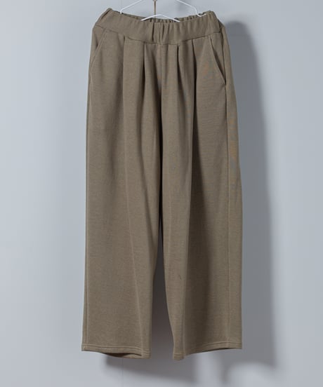 ATPOVA｜【 2025winter06 】 Linen cotton 裏毛 2タックワイドPT