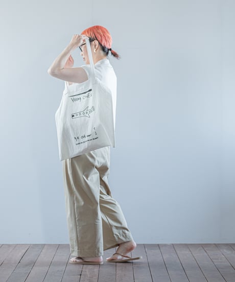 ATPOVA｜【 26SU24 】 NATSUME X ANTONE コラボ 「若者よ！旅に出よ！！」 コットンリネントートBAG③