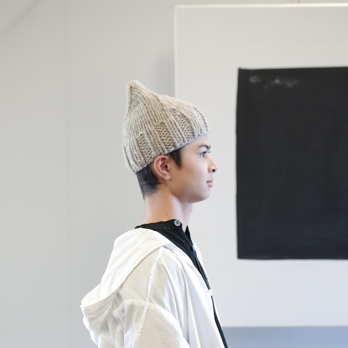 ☆ATPOVA｜【 2023winter83 】ハンドニット帽（ペルー極太糸