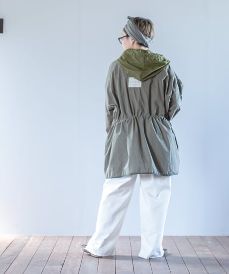 ARTE POVERA｜【 2025spring75 】オランダシェラフ染 RE-フードJKT