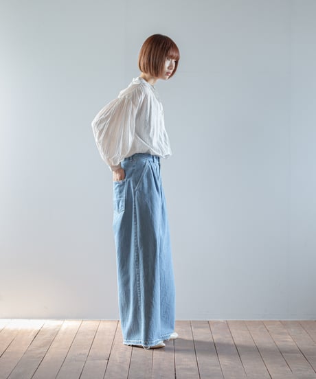 ATPOVA｜【 2026spring73 】 12OZデニム 2タックワイドカットオフパンツ