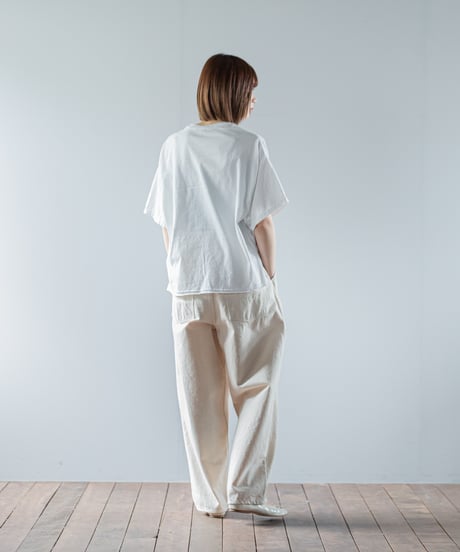★ARTE POVERA｜【 26SU52 】 ギルダン RE-「Hoooh」PHOTO＆シルクMIX Tシャツ