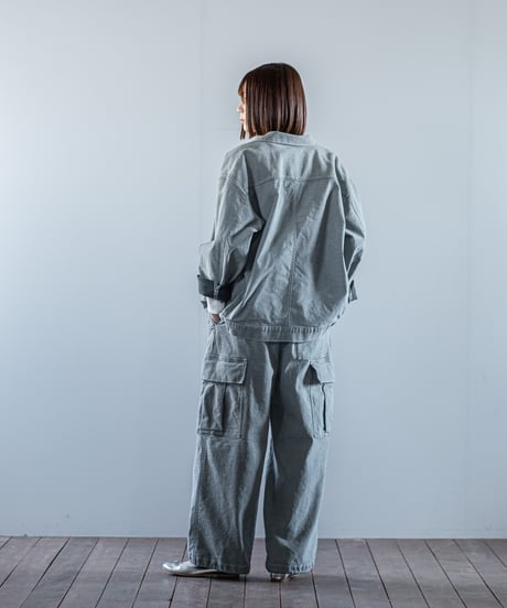 ATPOVA｜【 26WI13 】 ブラックライトデニム G-JACKET(ダメージ加工)