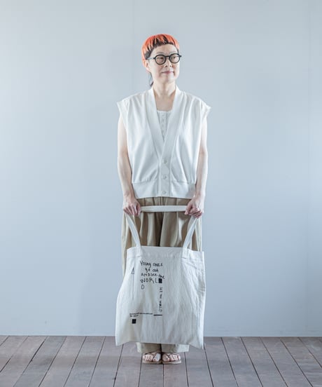 ATPOVA｜【 26SU26 】 NATSUME X ANTONE コラボ 「若者よ！旅に出よ！！」 コットンリネントートBAG④