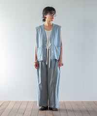 ATPOVA｜【 2025summer75 】10yearダメージ加工 デニムベスト