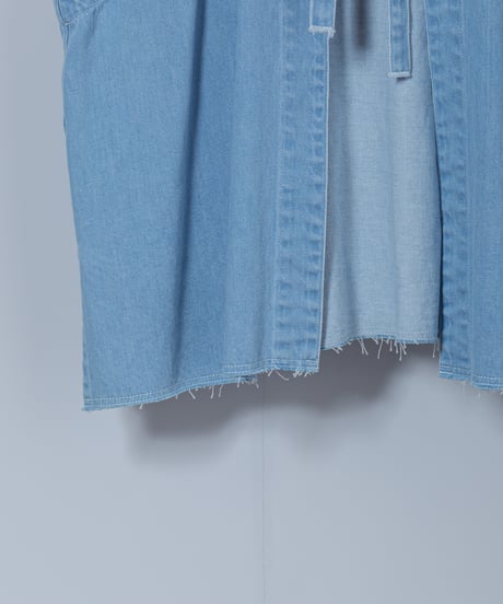 ATPOVA｜【 2025spring64 】10OZデニム ダメージ加工ベスト