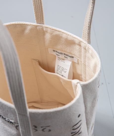 ARTE POVERA｜【 26SU71 】 フランスUSEDシーツMIX RE-ステンシルラウンドBAG