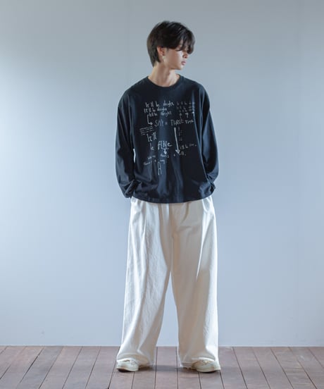 ARTE POVERA｜【 ARTEA - 26SP21 】 NATSUME X KOTETSU コラボ 「どうにかなるさ」 ギルダン RE-message ロンT②