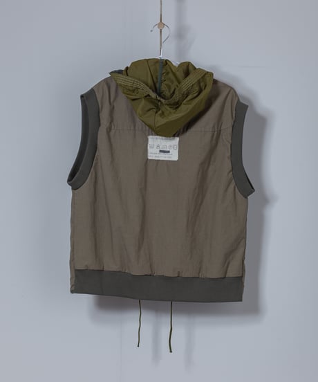 ARTE POVERA｜【 2025spring74 】オランダシェラフ染 RE-フードベスト