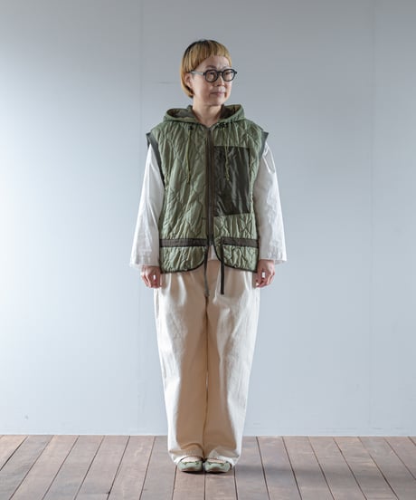 ARTE POVERA｜【 2025winter69 】 チェコキルトパンツ RE-アーミーMIXフードベスト