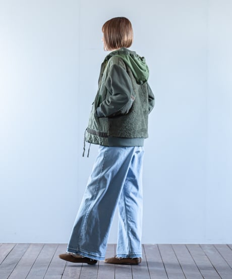 ARTE POVERA｜【 2025winter70 】 チェコキルトパンツ RE-アーミーMIXフードJKT