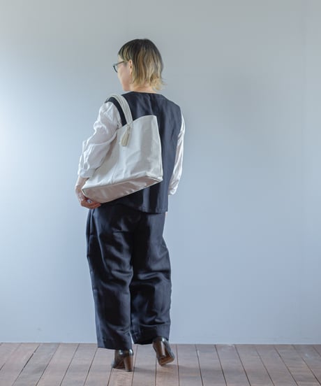 ARTE POVERA｜【 ARTEA - 26SP34 】 フランスUSEDシーツ 「ARTE」 BAG (L)