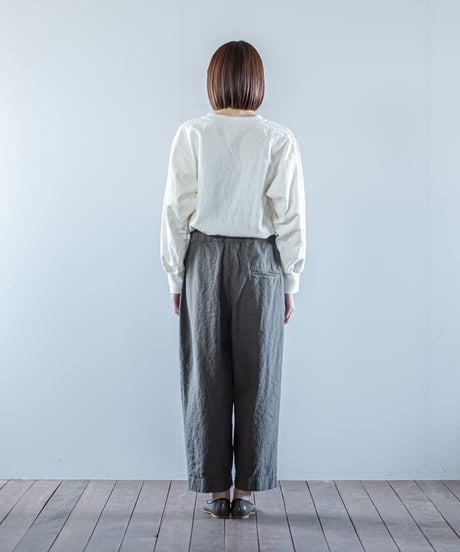 ATPOVA｜【 26WI17 】 L/Cキャバス 2タックイージーPT(製品染)