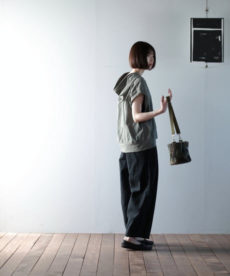 ARTE POVERA｜【 2025summer57 】ギルダン染め RE-フードフレンチT