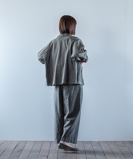 ATPOVA｜【 26WI19 】 L/Cキャバス ラグランJKT(製品染)