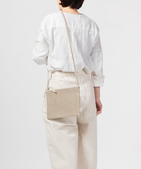★ARTEA｜【 artea-sheet006 】リネンシーツ｜サコッシュ（Ｍ）