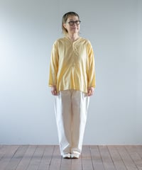 ATPOVA｜【 2026spring37 】 コットンカルゼ洗いざらし VネックSH