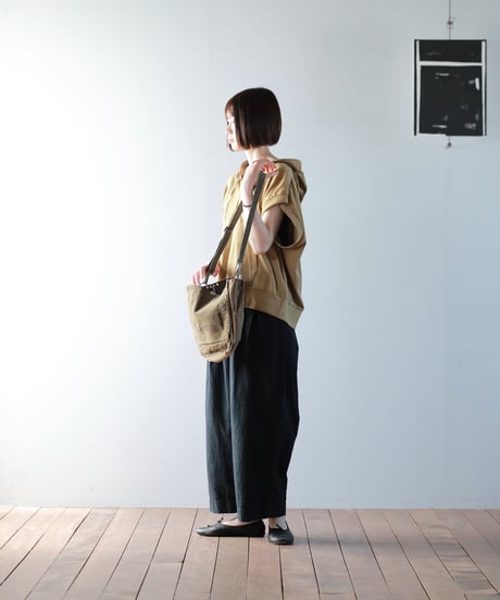ARTE POVERA｜【 2025summer57 】ギルダン染め RE-フードフレンチT