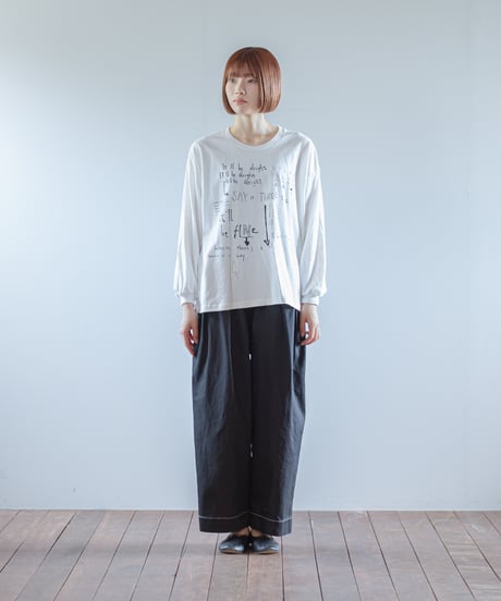 ARTE POVERA｜【 ARTEA - 26SP21 】 NATSUME X KOTETSU コラボ 「どうにかなるさ」 ギルダン RE-message ロンT②