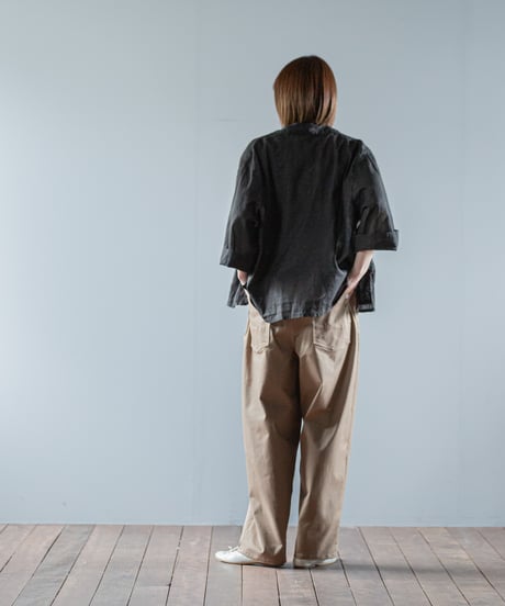 ATPOVA｜【 26SU44 】 リネンコットン シャツJKT(製品染)