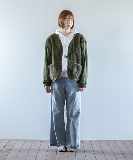 ★ARTE POVERA｜【 2025winter65 】 オランダボアライナー RE-ノーカラーJKT