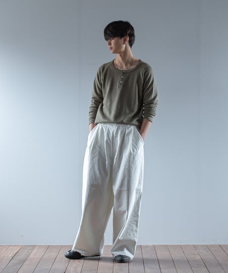 ATPOVA｜【 2025winter16 】 12OZデニム 2タックワイドカットオフパンツ