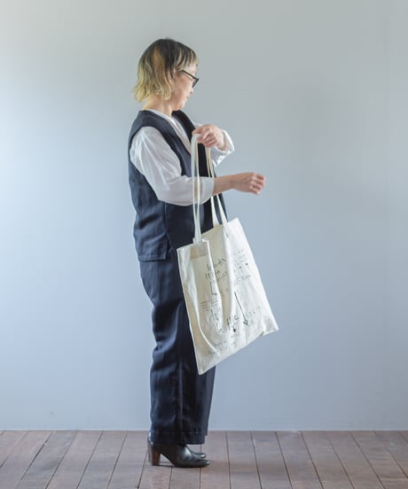 ATPOVA｜【 2026spring20 】 NATSUME X KOTETSU コラボ 「どうにかなるさ」 コットンリネントートBAG②