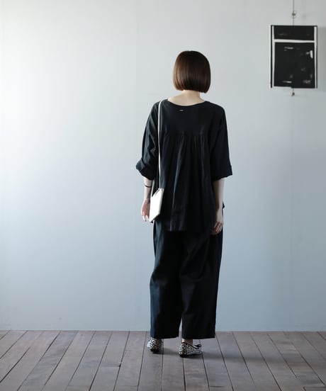 ARTE POVERA｜【 ARTEA - 26SP62 】 ギルダン RE-バックギャザー8分袖T
