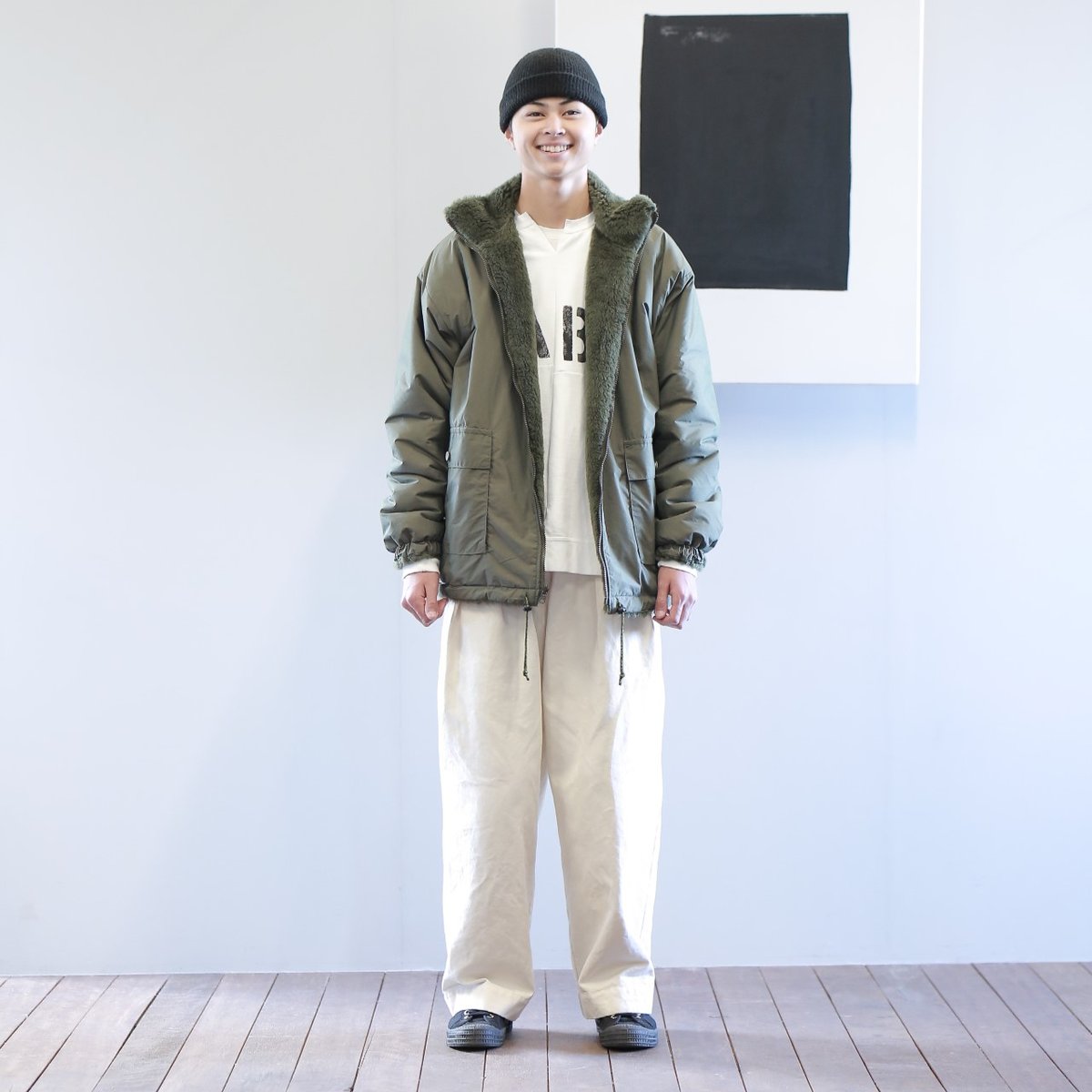 ARTE POVERA｜【 2023winter66 】フランス軍ボア RE-リバーシブルZI