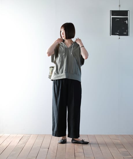 ARTE POVERA｜【 2025summer57 】ギルダン染め RE-フードフレンチT