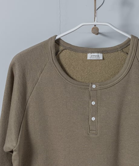ATPOVA｜【 2025winter03 】 Linen cotton 裏毛 ヘンリー