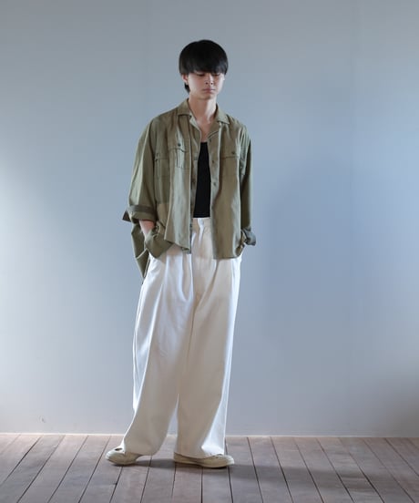 ARTE POVERA｜【 artea-reclothing602 】ユーロアーミー RE-ワイドシャツ