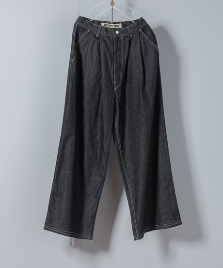 ATPOVA｜【 2025winter16 】 12OZデニム 2タックワイドカットオフパンツ