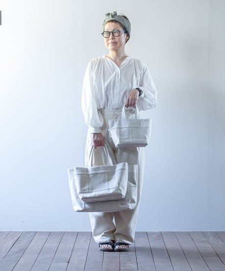 ARTE POVERA｜【 2025spring39 】USEDフランスシーツ BAG(L)