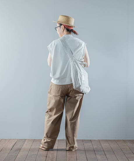 ARTE POVERA｜【 26SU72 】 フランスUSEDシーツMIX RE-ステンシルトート＆ショルダーBAG
