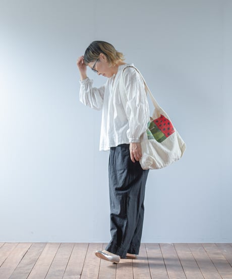 ARTE POVERA｜【 ARTEA - 26SP45 】 インドキルトラリー＆フランスシーツMIX トート＆ショルダーBAG