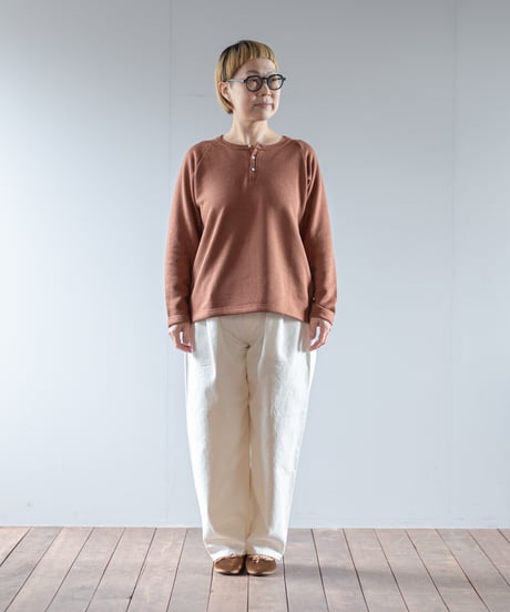 ATPOVA｜【 2025winter03 】 Linen cotton 裏毛 ヘンリー